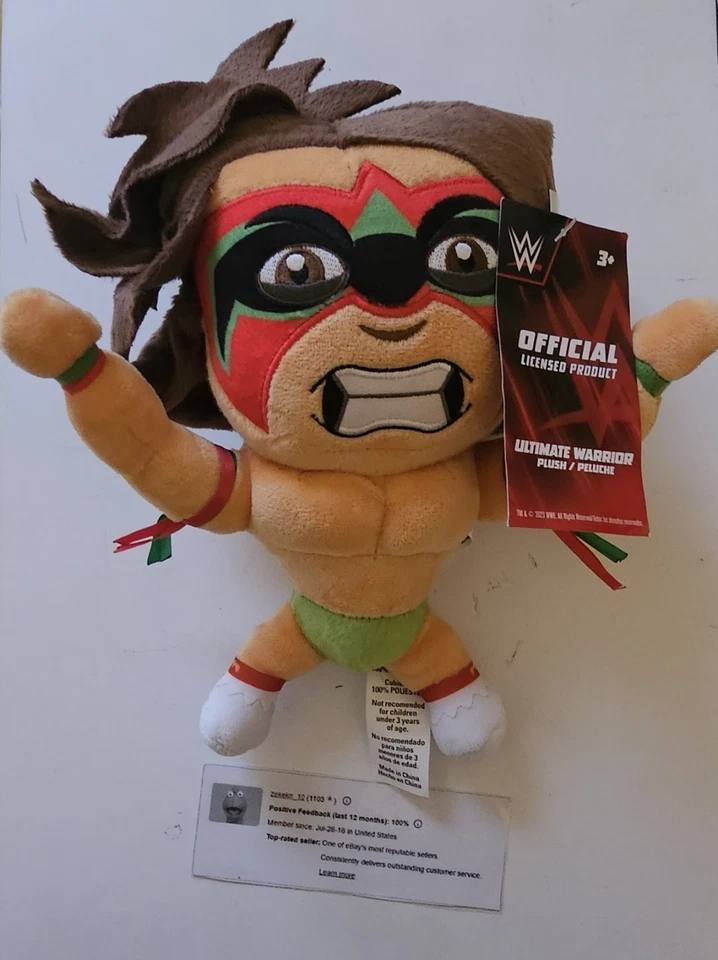 Peluche WWE Ultimate Warrior - Nuevo con etiquetas Foto 1 de 1