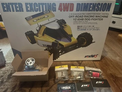 Yokomo 834B Dog Fighter 1/10 4WD Off-Road Electric Buggy Kit with extras  - Image 1 of 4