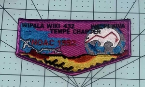 WIPALA WIKI 432 NOAC 1992 LODGE FLAP BOY SCOUT ORDER OF THE ARROW (TENN25) - Bild 1 von 1
