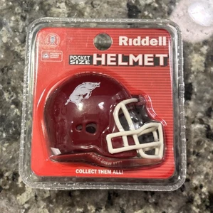 Arkansas Razorbacks Mini Helmet 2” Riddell Pocket Pro Revolution 2011 New - Picture 1 of 3