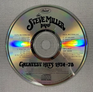Steve Miller Band - Greatest Hits 1974-78 CD 1978 70s Classic Rock Capitol - Imagen 1 de 2