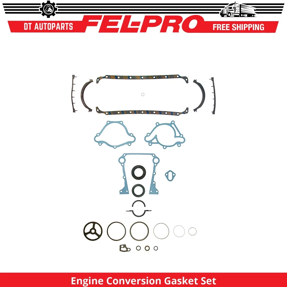 Juego de juntas de conversión de motor V8 Fel-Pro 1990 5,2 L para Dodge Dakota 1989-1991 Foto 1 de 1