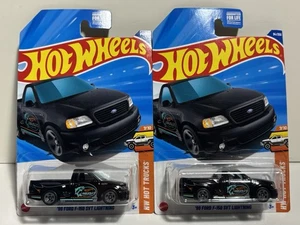Lot of 2 - '99 Ford F-150 SVT Lightning (Hot Wheels, Hot Trucks, 7/10, 94/250) - Picture 1 of 3