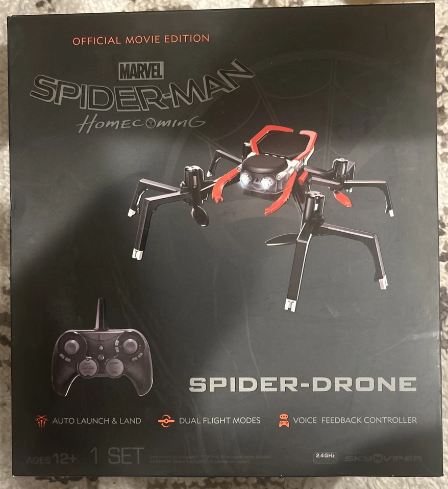 Sky Viper 01748 Spider-Man Homecoming Edition Quadcopter - Black - Image 1 of 4