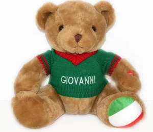 Giovanni der Italiener sprechend sprechend singend süßer Teddybär lehren Sie Ihr Kind - Bild 1 von 4