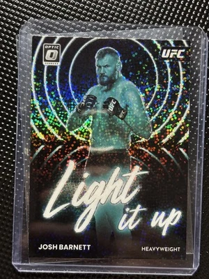 2023 Panini Donruss Optic UFC Light It Up White Sparkle Prizm Josh Barnett #2 - Image 1 of 2