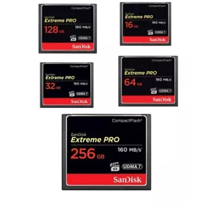 New SanDisk Extreme Pro 32GB 64GB 128GB 256GB Compact Flash CF Memory Card UDMA7 - Picture 1 of 13