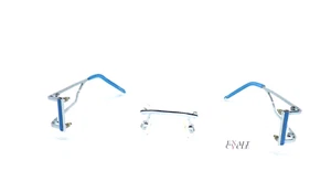 Damen Brillengestell EXALT CYCLE EXQUEEN C2 Metall Italy Blau - Bild 1 von 5