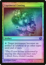 Liquimetal Coating FOIL Scars of Mirrodin NM Artifact Uncommon CARD ABUGames