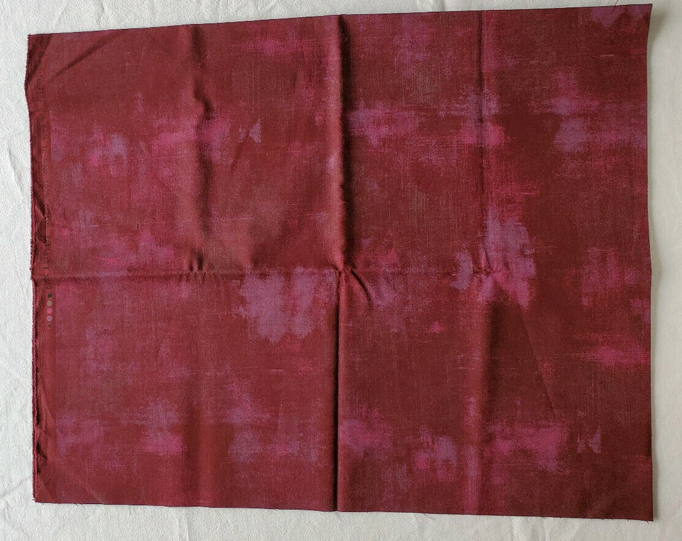 Moda BasicGrey Grunge Plum Purple 30150 Quilting Fabric BasicGrey 1 Yd - Image 1 of 4