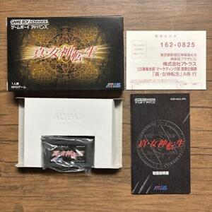 ATLUS Shin Megami Tensei Game Boy Advance GBA RPG game software Nintendo Box 