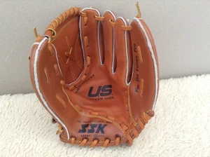 Guante de Béisbol Juvenil 9" Marrón Guante para Mano Izquierda 100% Cuero (por SSK) (Web Cerrada) - Imagen 1 de 16