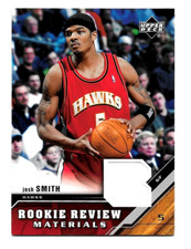 2005-06 Upper Deck josh Smith Jersey Basketball Rookie Review Material #JS Hawks