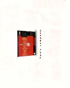 VINTAGE 1994 Final Fantasy II 2 Sega SNES Video Game Print Ad - Picture 1 of 1
