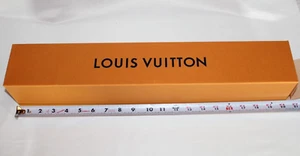 Authentic Louis Vuitton New Empty Gift Box 21x3.5x3.5" with receipt holder RARE! - Picture 1 of 4