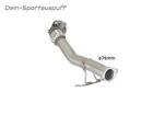Ragazzon Stainless Steel Front-Pipe Ford Focus 2 Rs 76mm-System