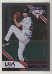 2020 Panini USA Baseball Stars & Stripes Longevity Ruby /249 Matthew Matthijs