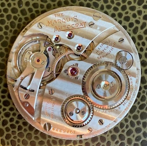 Illinois Grade 525 Extra Thin 12S 17 Jewels Open Face Pocket Watch Movement Runs - Picture 1 of 2