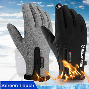 -10℃ Waterproof Winter Warm Ski Gloves Men Thermal Touch Screen Motorcycle Snow