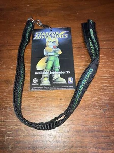 Star Fox Adventures Promotional Lanyard Card Tag - 2002 - Crease On Card - Picture 1 of 11
