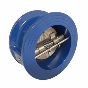 New PRM 2 Inch Dual Plate Cast Iron Wafer Style Check Valve Viton Seat - Picture 1 of 5