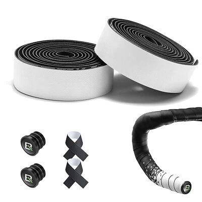 ROCKBROS Cinghia Manubrio Bici per MTB Bici da Corsa Durevole 210*3CM 2 Ruote DHL