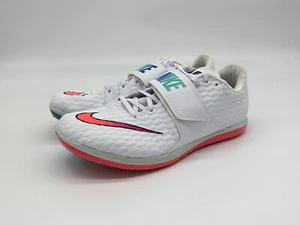 SZ 9.5 New Mens Nike Zoom Elite HJ Spikes Rawdacious White Ombre 806561 101 - Picture 1 of 6