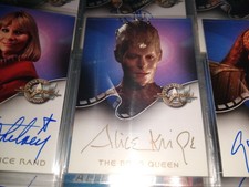 Star Trek Cinema 2000 Alice Krige A8 autograph card Carnival Row The OA Deadwood