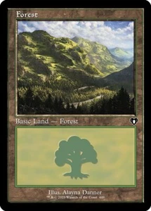 MTG FOREST 449 EXC - FORESTA - CMM X EN - MAGIC - Picture 1 of 1