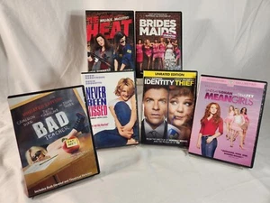 Comedy Action Womens DVD LOT Six Movies Discs VG Wholesale Clearance Fast Ship - Picture 1 of 17