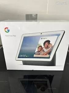 Google Nest Hub Max - Charbon - Assistants vocaux -- NEUF - Foto 1 di 1