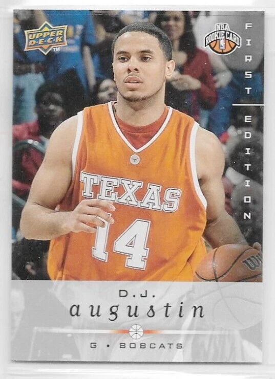 D.J. Augustin Texas Bobcats 2008-09 UD First Edition Basketball #225 - Image 1 of 1
