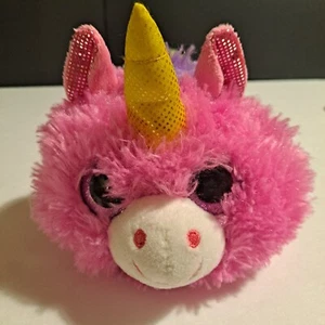 Fiesta Fursions Rock Candy Sugar Rush Unicorns Pink Tie Dye Big Glitter Eyes 16" - Picture 1 of 9