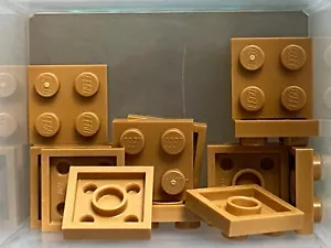 LEGO Parts - Medium Nougat Plate 2 x 2 - No 3022 - QTY 15 - Picture 1 of 1