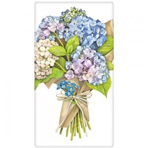 Mary Lake-Thompson ramo de hortensia saco de harina toalla de cocina en bolsa - Imagen 1 de 2