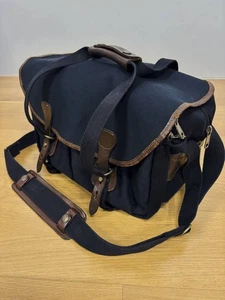 Bolso para Cámara Billingham 335 Cuero Negro/Tostado Hecho en Inglaterra Impermeable Hombro - Imagen 1 de 5