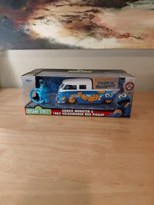 Jada 2021 - Figura monstruo galleta calle sésamo diecast - camioneta Volkswagen Bus 1963 Foto 1 de 4