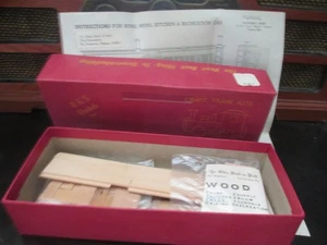 NIB   R&S Models HO Scale Kit WK-32 BUNK MESS,KITCHEN REC CAR, CRAFT TRAIN KIT - Picture 1 of 3