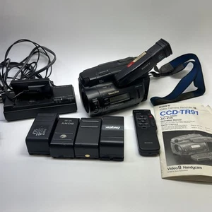 Sony CCD-TR91 8mm Video8 Camcorder Camera VCR Player Video Transfer Bundle - Bild 1 von 20