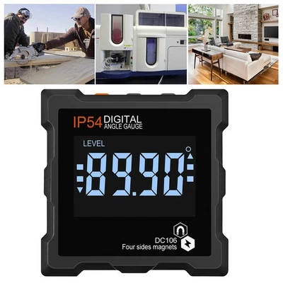 Magnetic Digital Protractor Gauge Level Box Angle Finder Inclinometer Meter LCD - Image 1 of 4