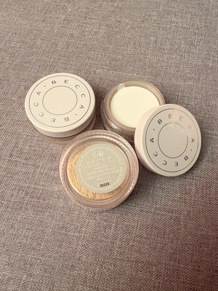 3 x BECCA Hydra Mis Set & Refresh Polvo Tamaño de Viaje 0,07 oz (2 g) Sellado Foto 1 de 1