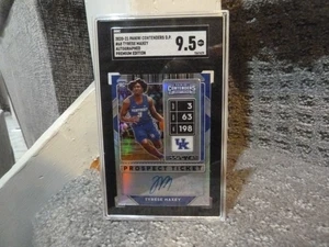2020-21 Panini Contenders DP Tyrese Maxey Autograph Auto Refractor RARE SGC 9.5 - Picture 1 of 6