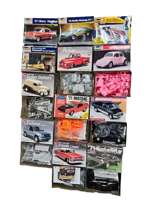 12 kits de carro modelo vintage, lote de ferro-velho para restauração ou para peças LEIA - Imagem 1 de 4
