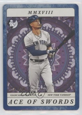 2018 Topps Gypsy Queen Tarot of the Diamond Indigo /250 Giancarlo Stanton - Image 1 of 2