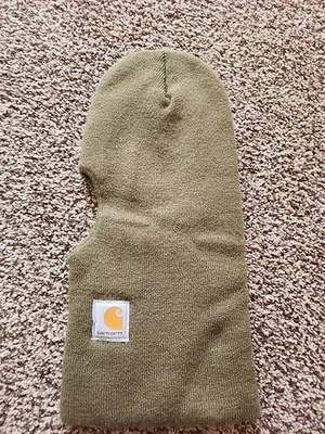 Carhartt Men's Knit 3M Thinsulate Full Face Mask Balaclava MADE USA Ski Beanie - Image 1 of 4