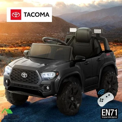 Toyota Ride On Car Kids Electric Toy Cars Tacoma Off Road Jeep 12V Battery Black - image 1 of 4