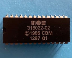318022-02 BASIC ROM Chip Pour Commodore 128DCR, Testé #12 87 - Afbeelding 1 van 2
