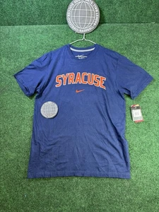 Camiseta para hombre Nike azul marino siracusa naranja marca esencial talla grande - Imagen 1 de 6