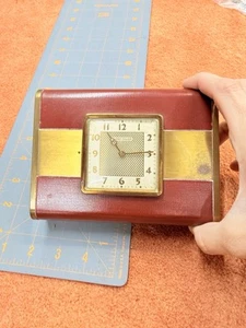 Works Phinney Walker travel alarm clock Fair Condition DIY Fun - Picture 1 of 7