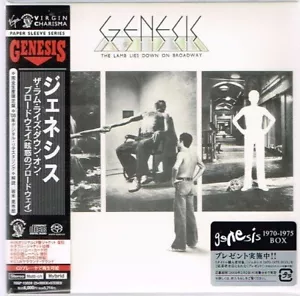 Genesis "The Lamb Lies Down On -" Japan Mini-LP 2SACD DVD Hybrid Multi-ch w/OBI - Bild 1 von 1